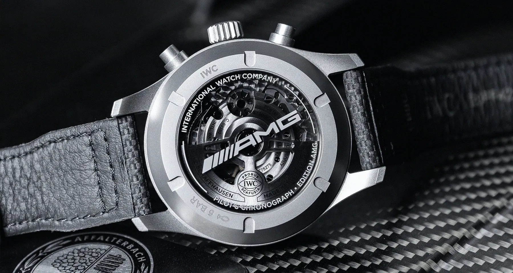 Schaffhausen Pilots watch chronograph top gun edition amg iw377903