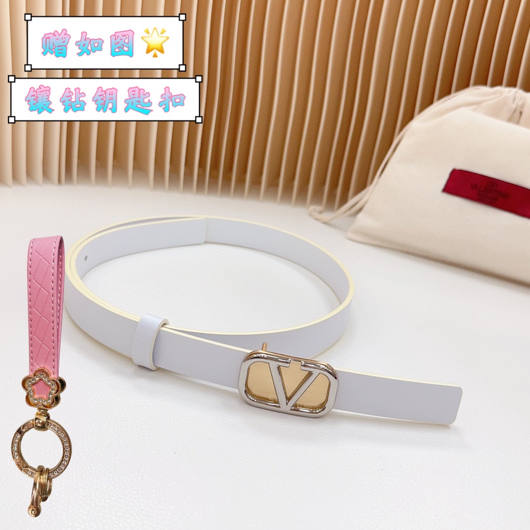 Valentino Leather Belts 1:1 Mirror Version