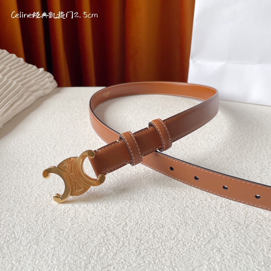 Celine Leather Belts 1:1 Mirror Version