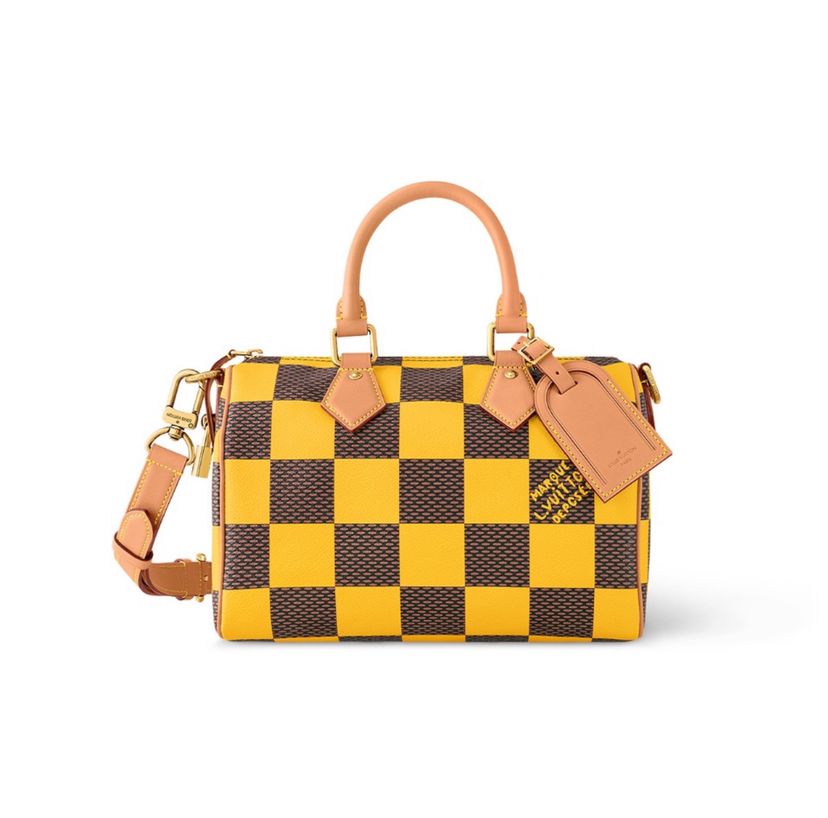 Louis Vuitton LV  Speedy 25 Checkerboard Shoulder Bag Handbag (Replica)