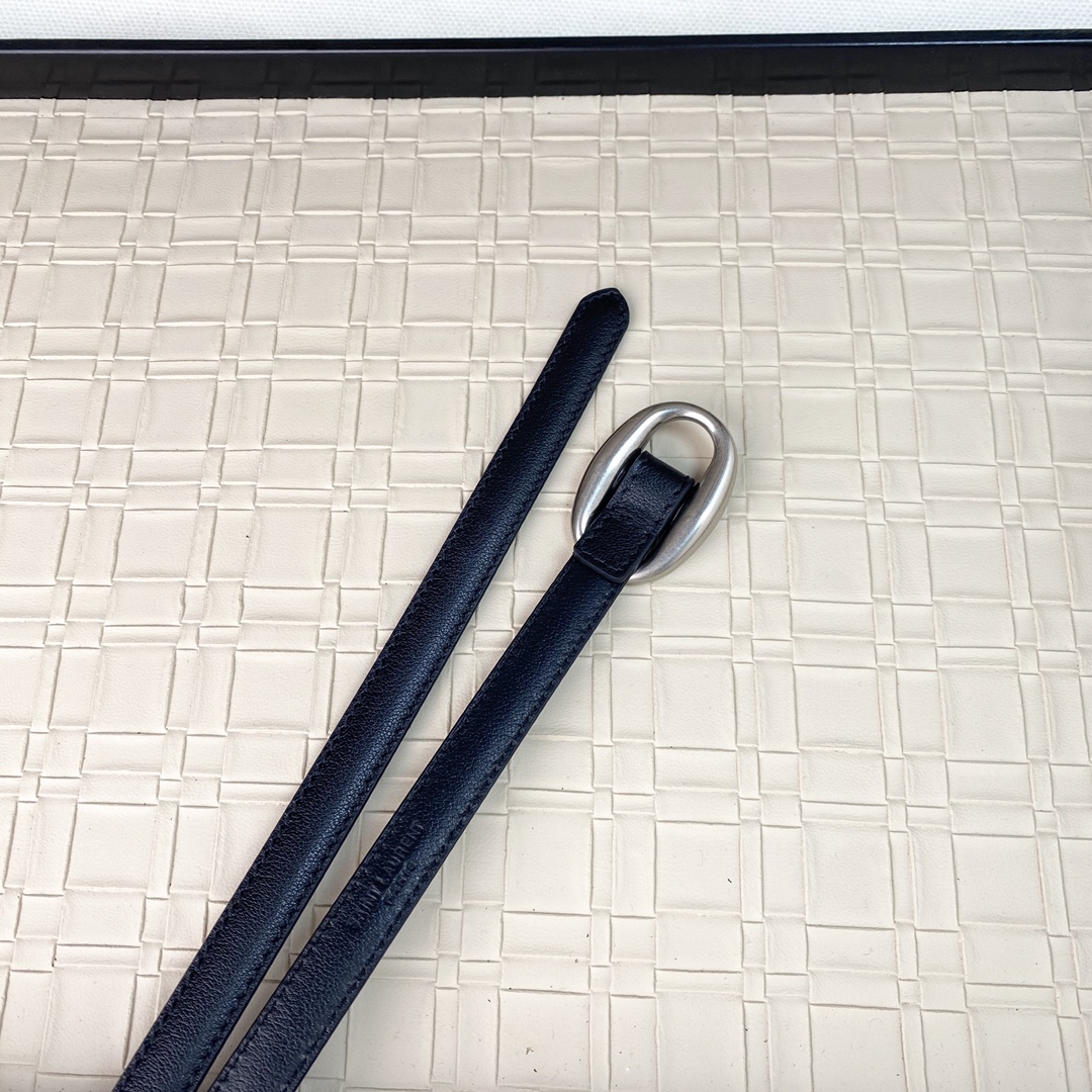 YSL Saint Laurent Leather Belts 1:1 Mirror Version