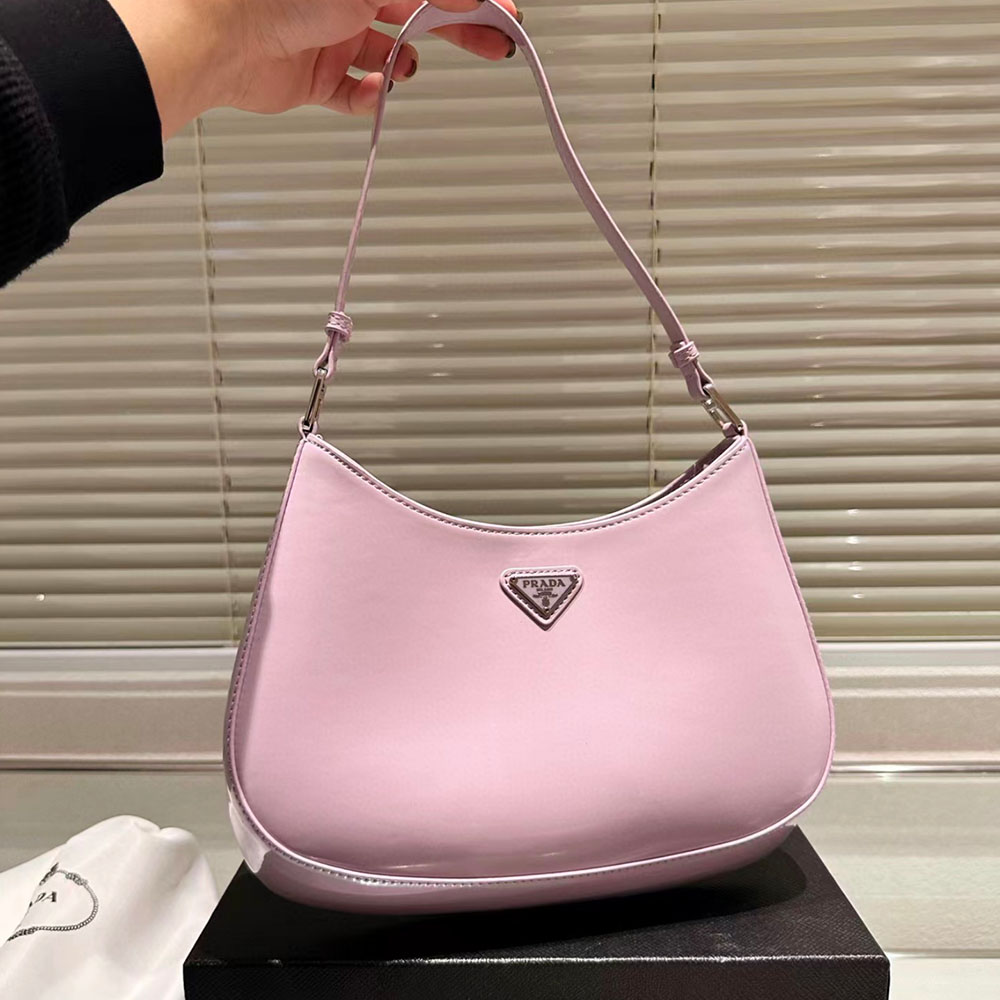 PRADA Calfskin Hobo Bag Shoulder Bag (Replica)