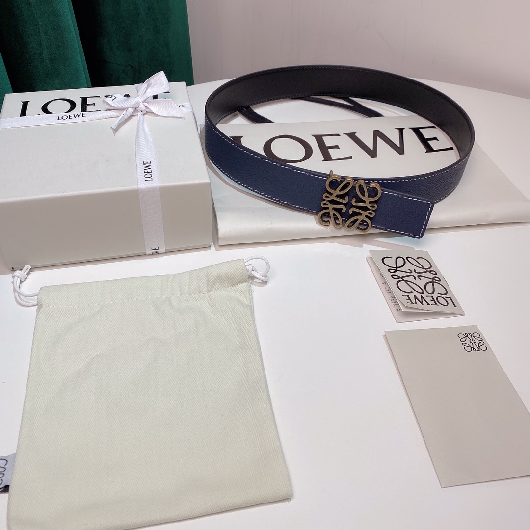 Loewe Leather Belts 1:1 Mirror Version