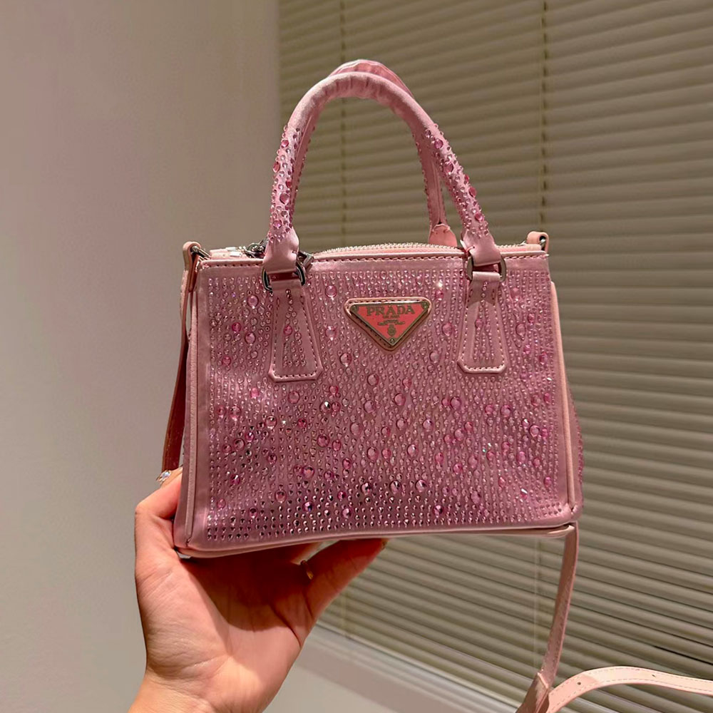 Prada Galleria Anti Crystal Mini Handbag Shoulder Bag  (Replica)