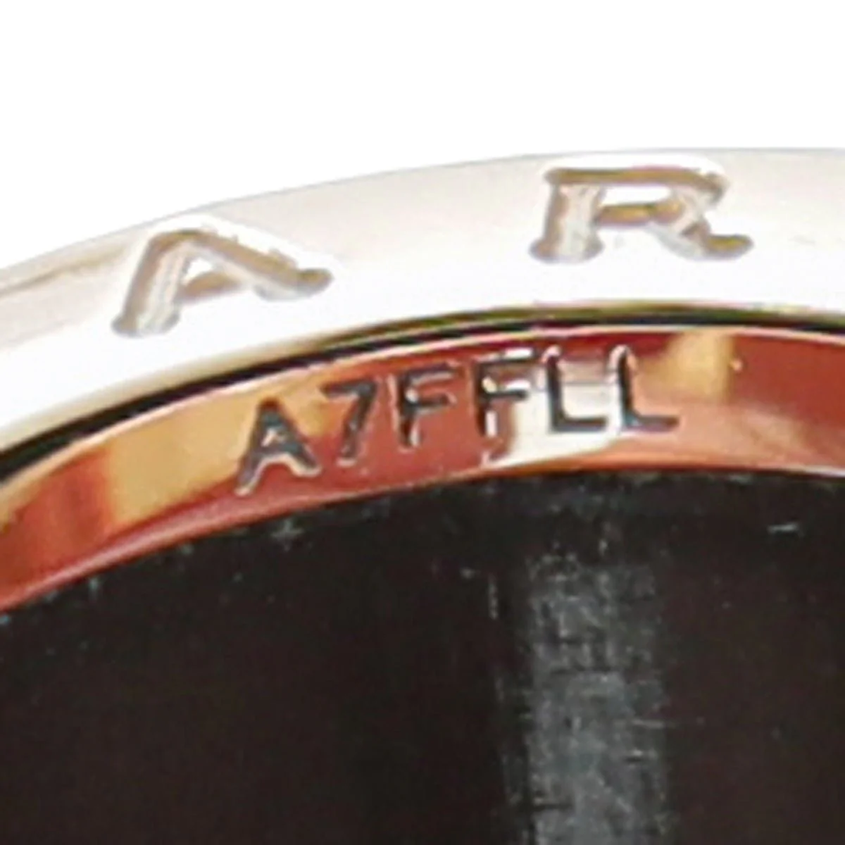 Bvlgari 18K Rose Gold Green Marble B Zero 4 Band Ring 52