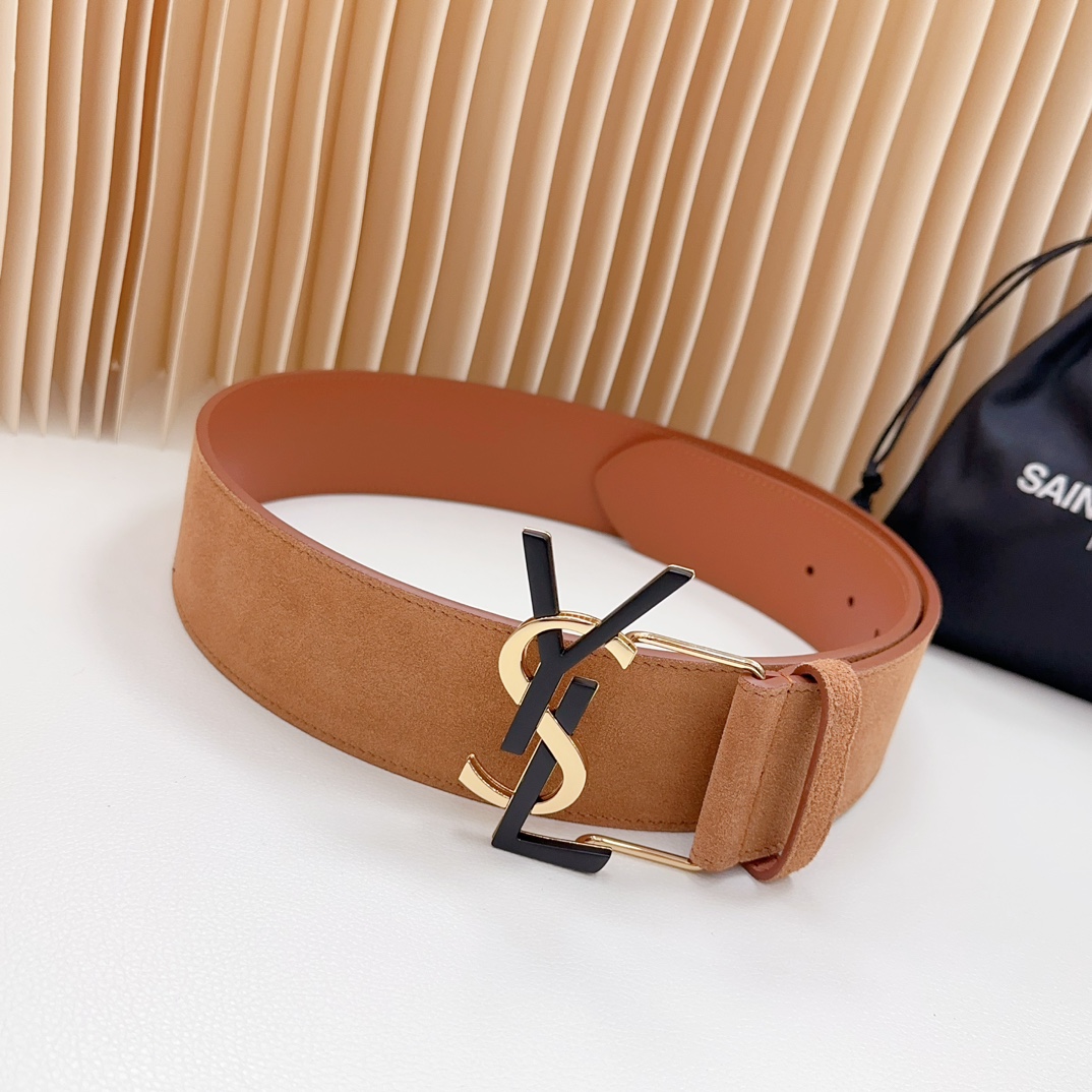 YSL Saint Laurent Leather Belts 1:1 Mirror Version