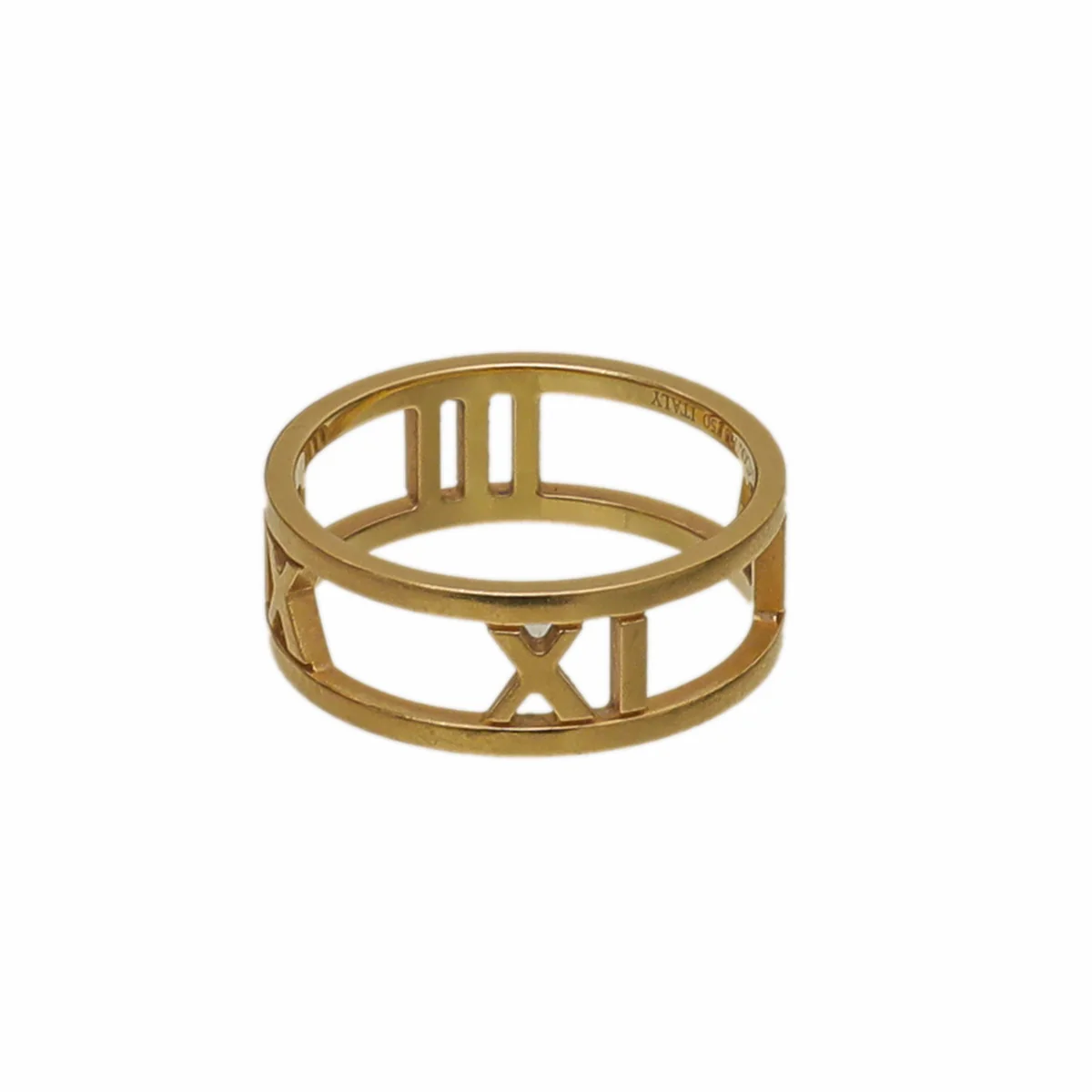 Tiffany & Co 18K Yellow Gold Atlas Open Ring