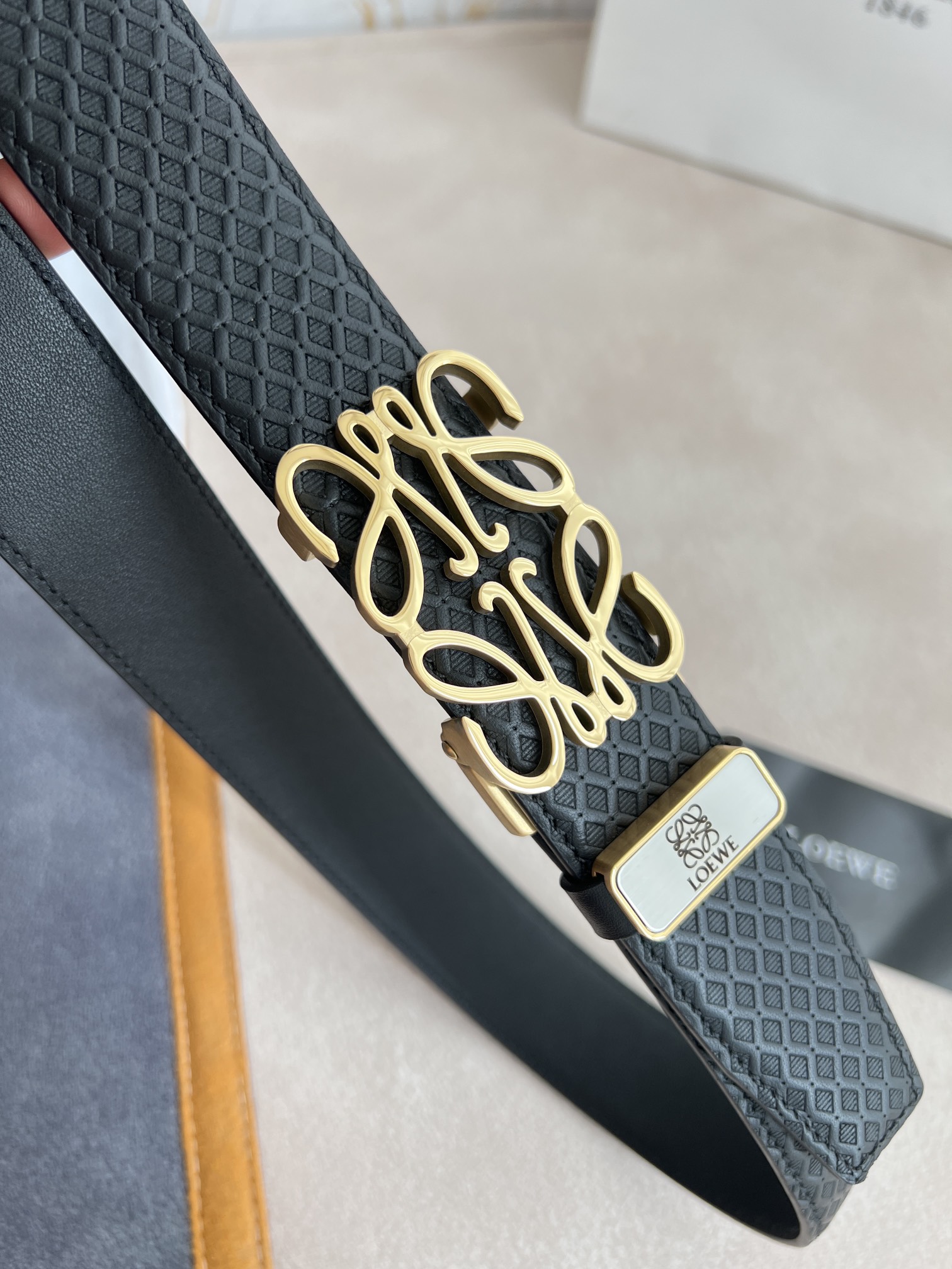Loewe Leather Belts 1:1 Mirror Version