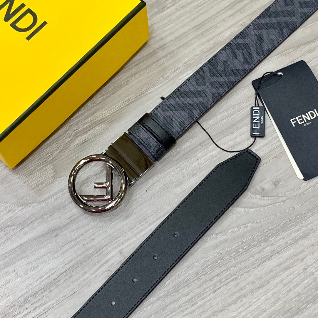 Fendi Leather Belts 1:1 Mirror Version