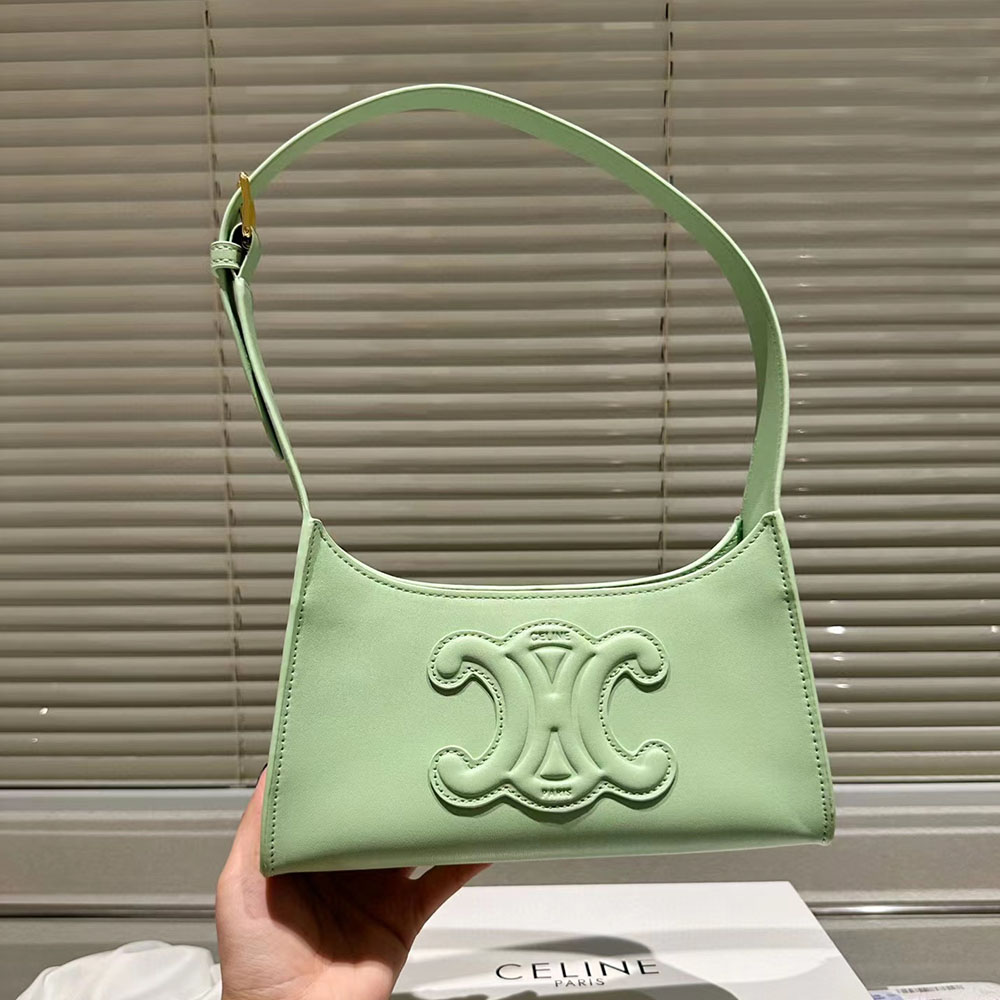 Celine Cuir Triomphe Relief Handbag Shoulder Bag(Replica)