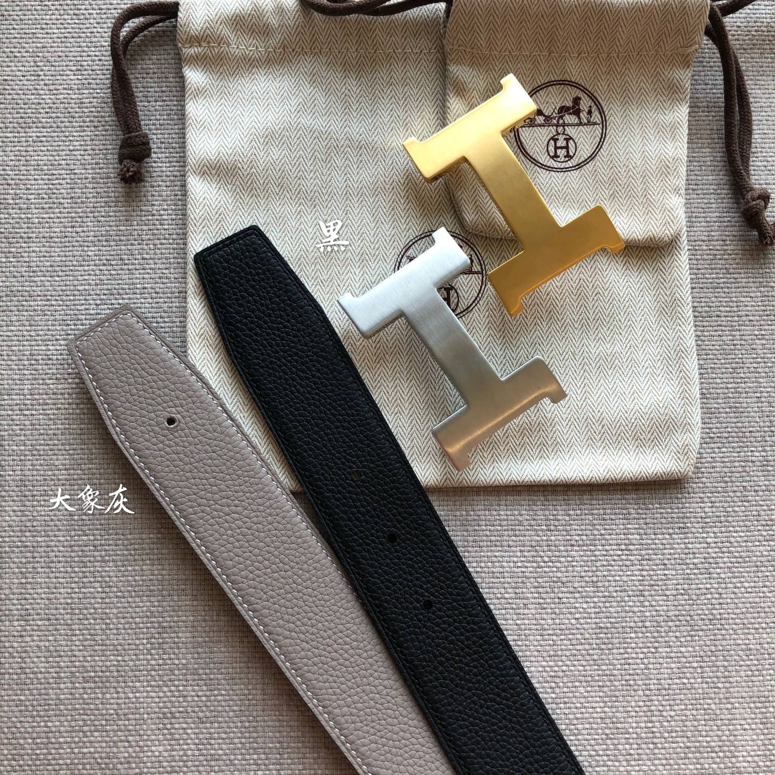 Hermes Leather Belts 1:1 Mirror Version