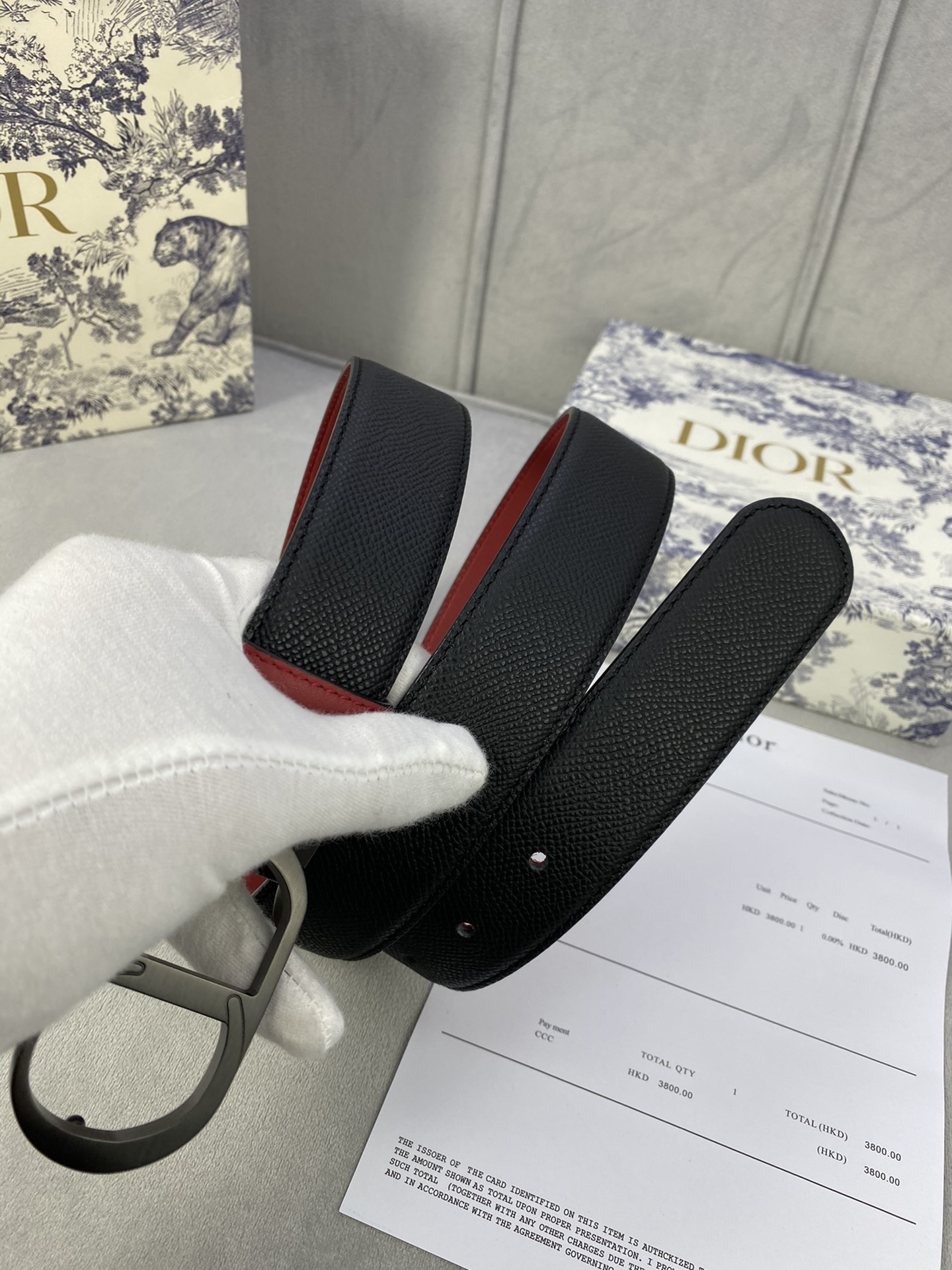 Dior Leather Belts 1:1 Mirror Version