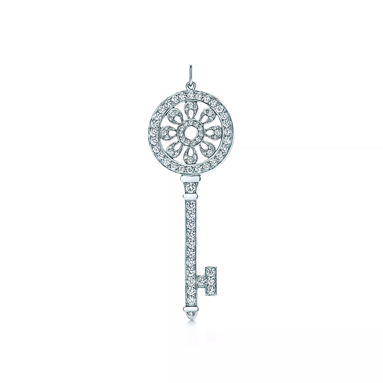 Fake Tiffany Petals Key Pendant