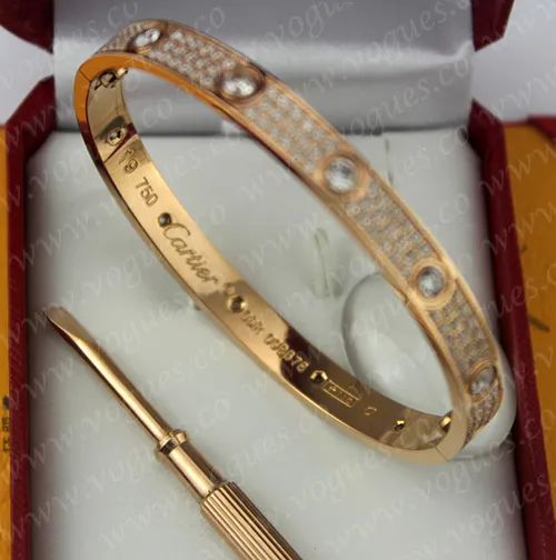Cartier Love Bracelet Diamond-Paved Pink Gold Diamonds N6036917