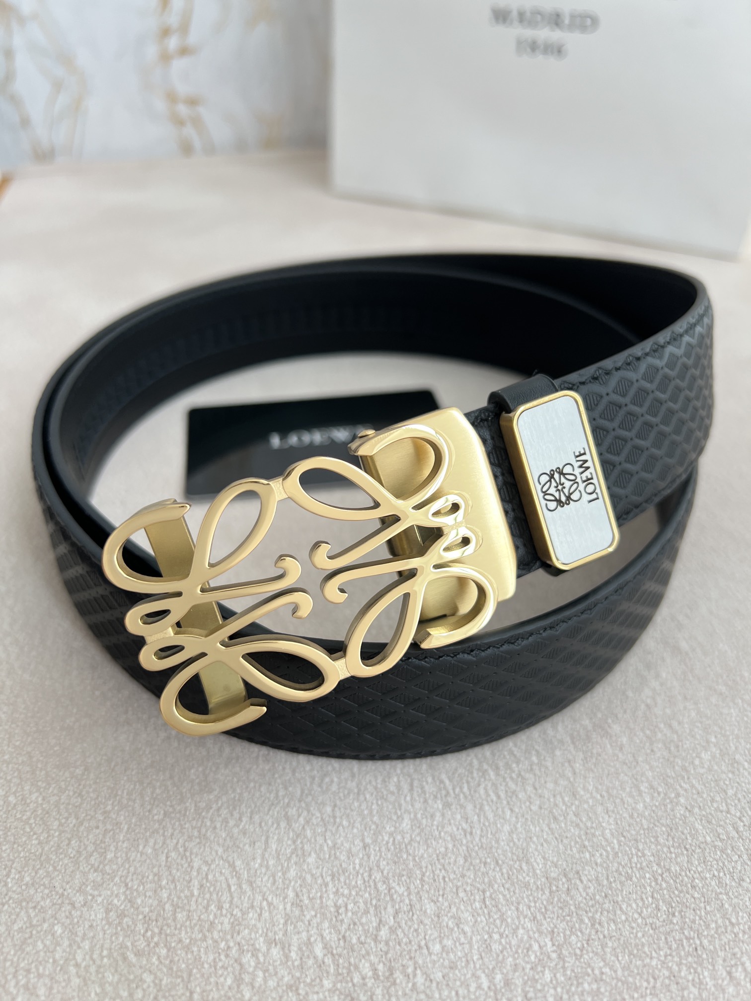 Loewe Leather Belts 1:1 Mirror Version