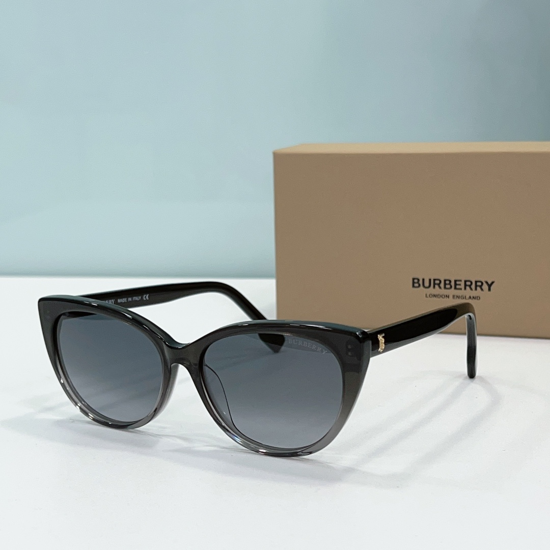 Burberry  Fashionable Cat-eye Sunglasses  Top quality （Replica）