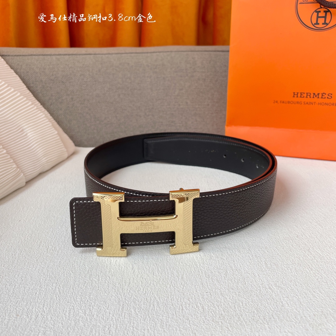 Hermes Leather Belts 1:1 Mirror Version