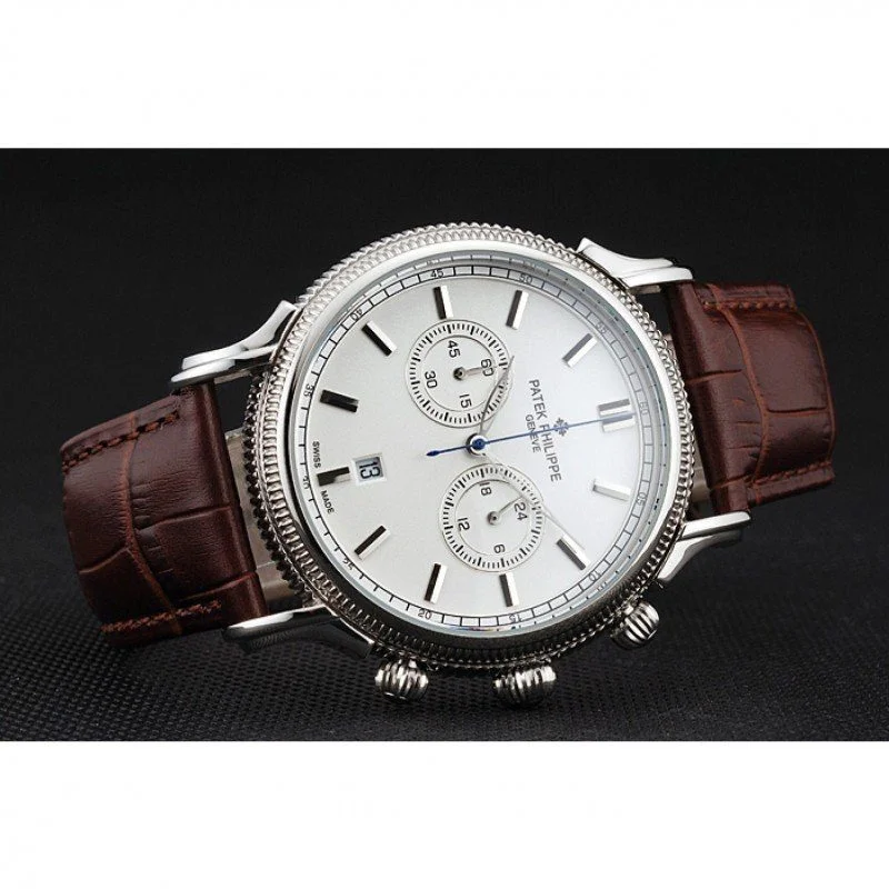 Chronograph Dial White 40 mm, Stainless Steel