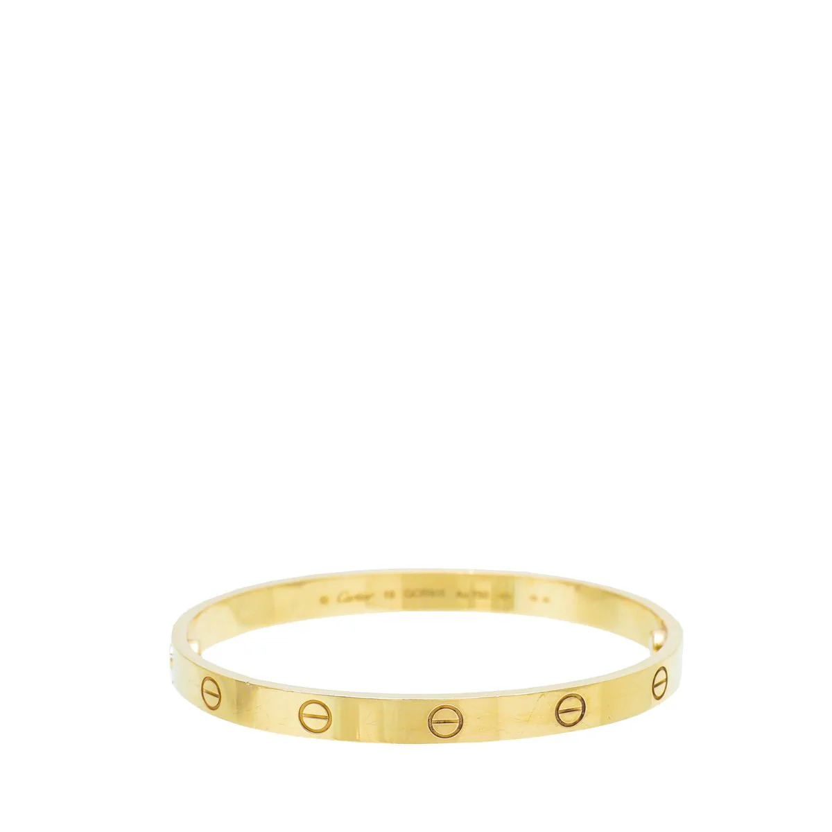 Cartier 18K Yellow Gold Love Classic Bracelet 19