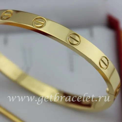 Replica Cartier Yellow Gold Love Bracelet For Men and Women B6035516 (New Version - Prevent Screws Fall Out)