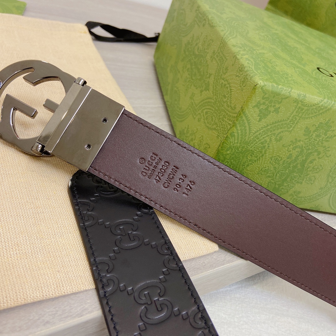 Gucci Leather Belts 1:1 Mirror Version