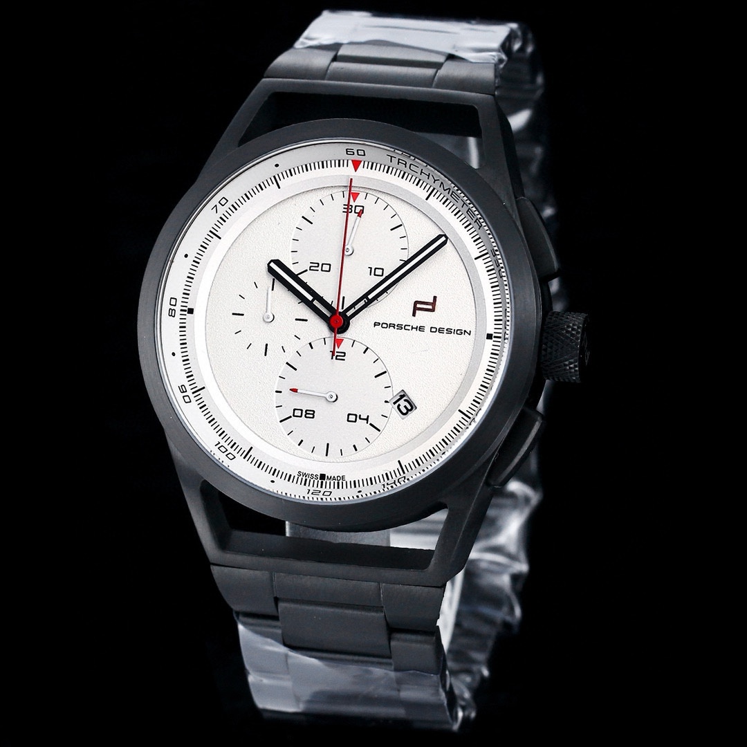 Porsche Chronotimer Collection White / Black
