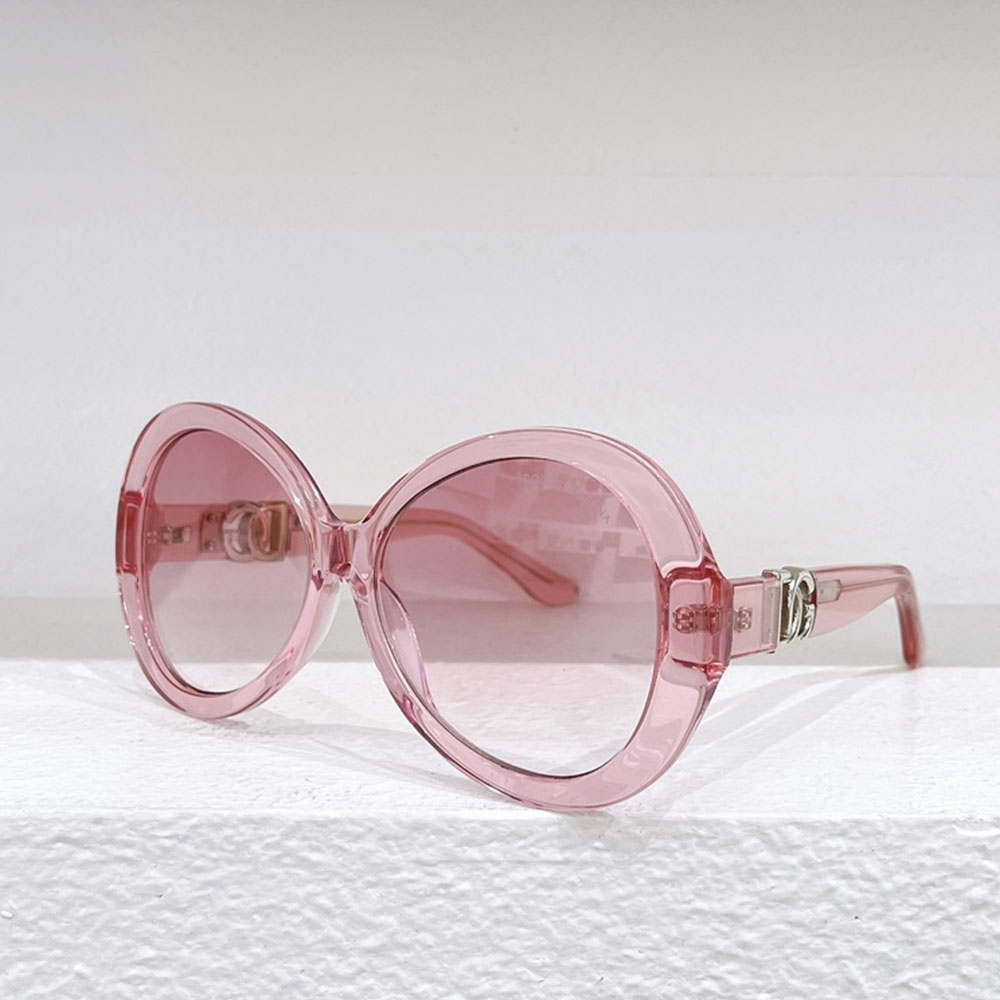 DOLCE & GABBAN DG Mirror leg Hollowed out Logo Sunglasses Top quality （Replica）