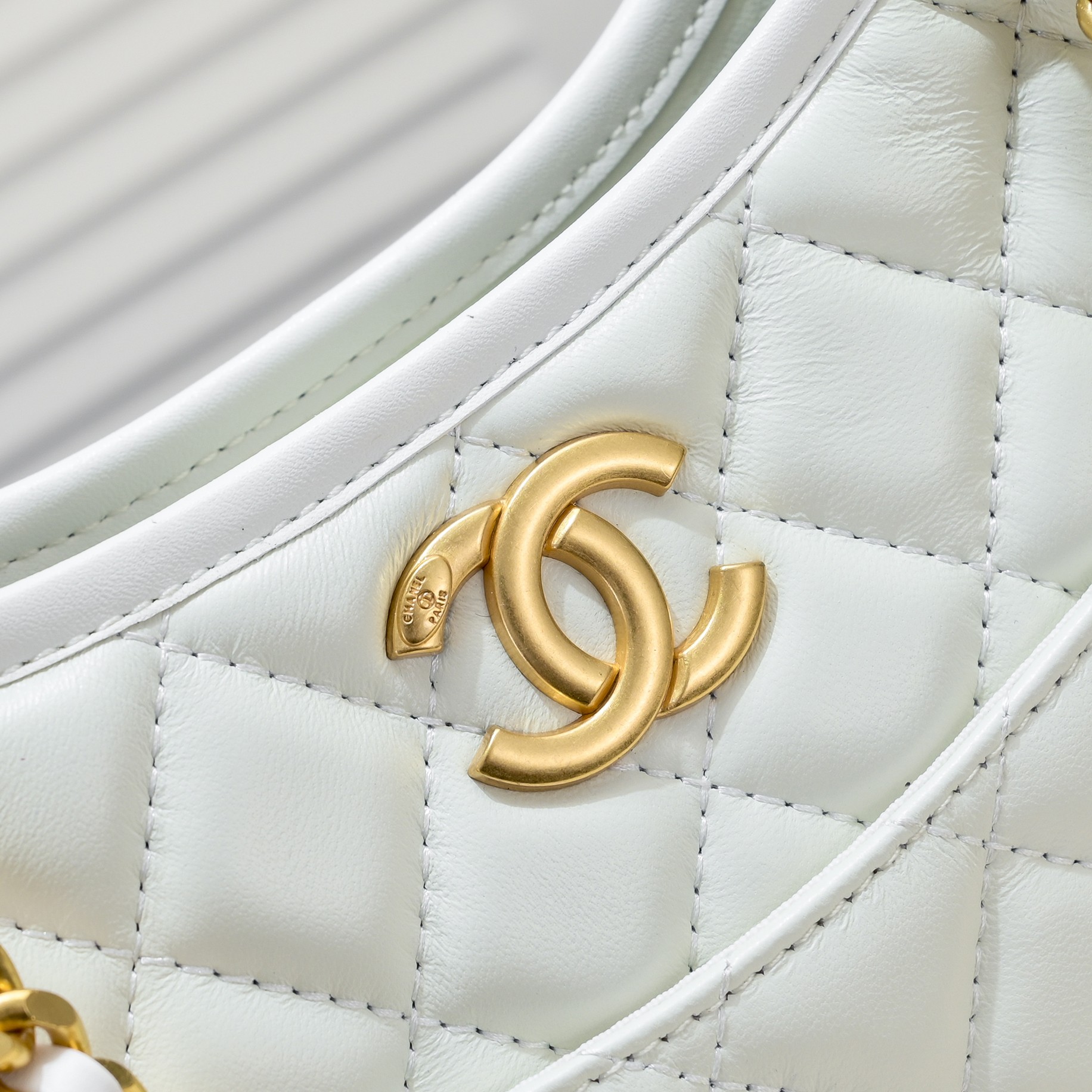 Chanel 24s Hobo Underarm Shoulder Bag Handbag