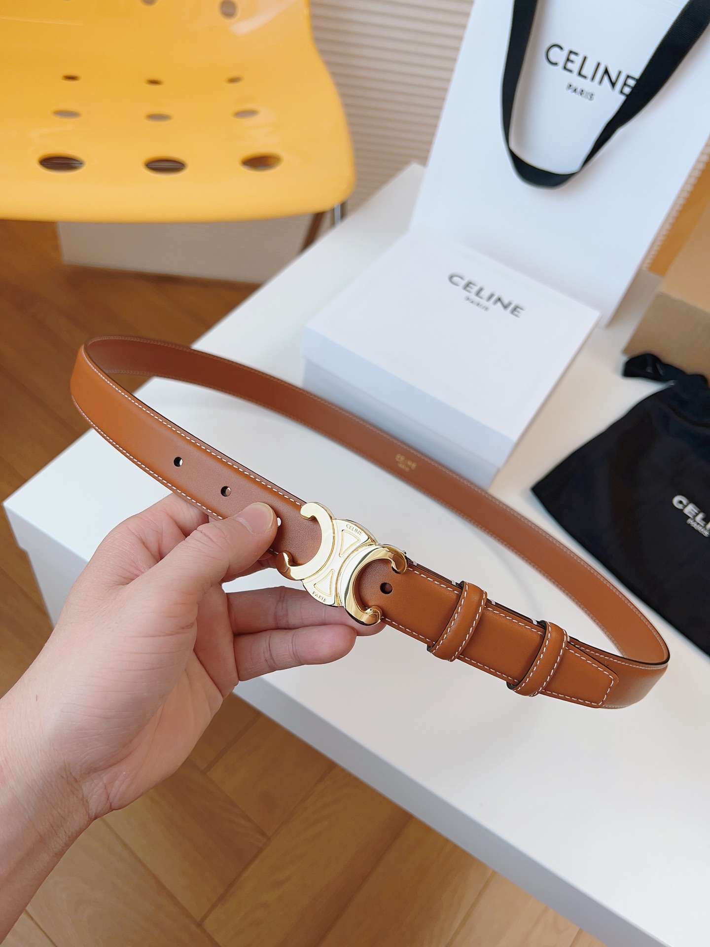 Celine Leather Belts 1:1 Mirror Version