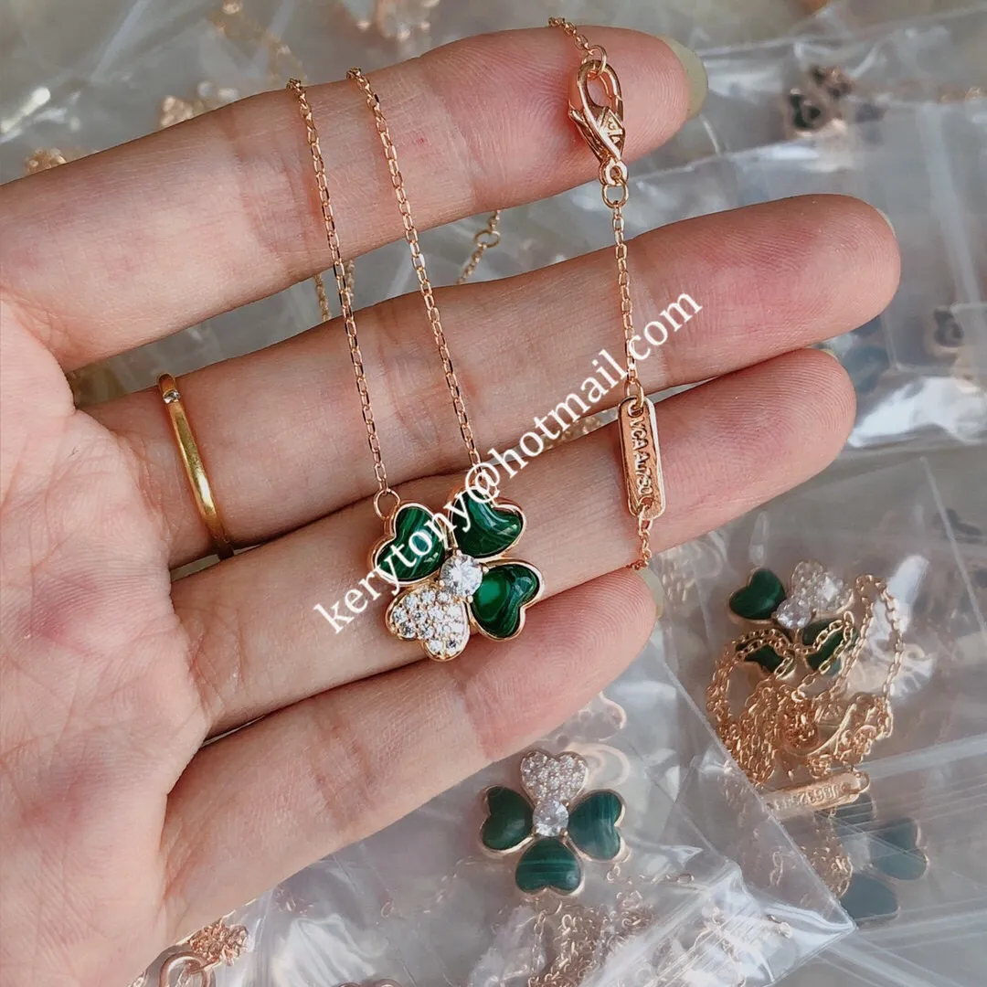 Top Sale Van Cleef Arpels Cosmos Clip Pendant Rose Gold With Diamond White/Red/Black/Green Low Price