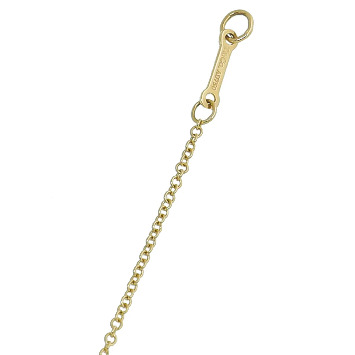 Tiffany & Co 18K Yellow Gold Paloma Picasso Olive Leaf Pendant Necklace