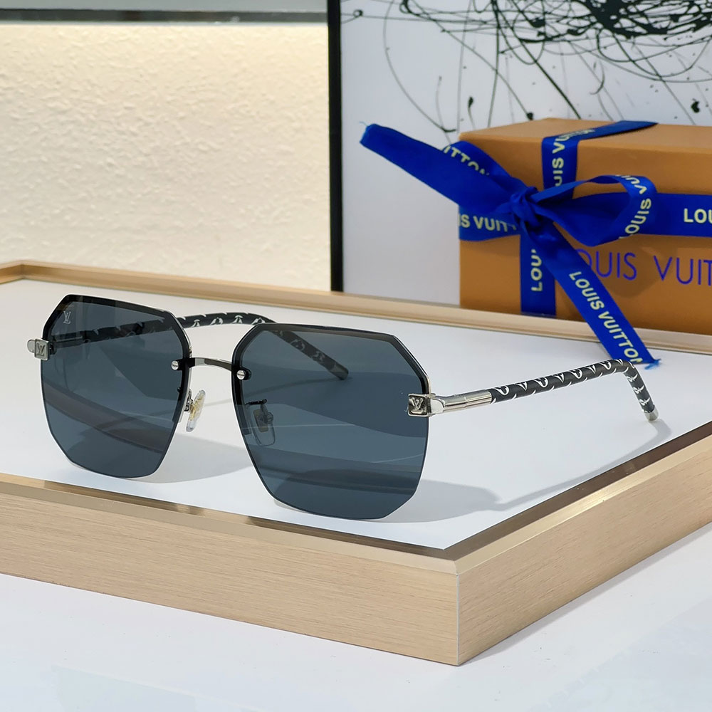 Louis Vuitton LV Clockwise Canvas sunglasses Top quality （Replica）