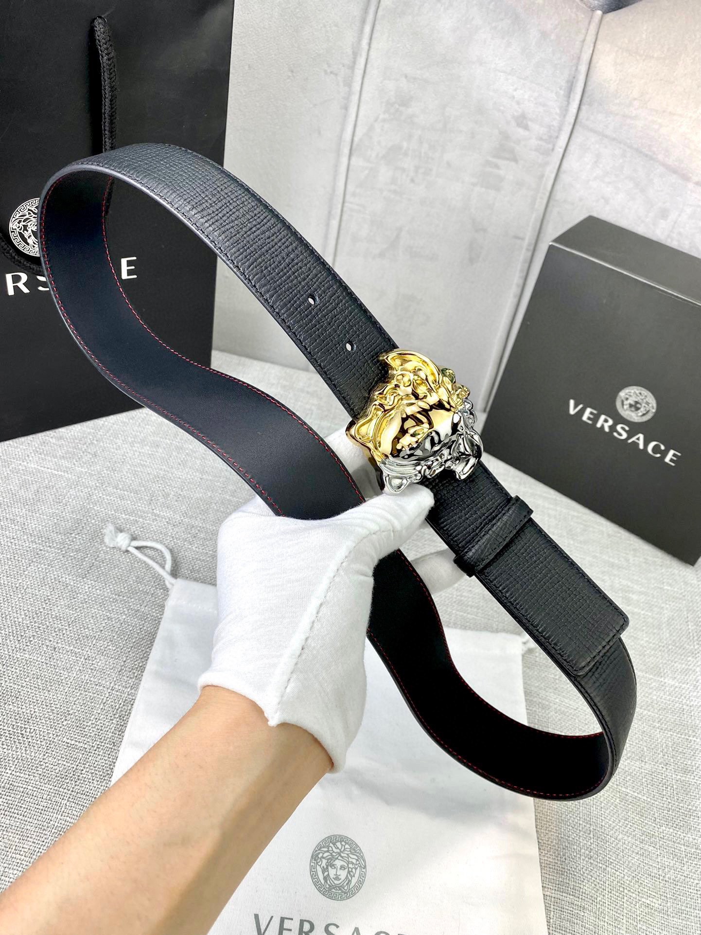 Versace Leather Belts 1:1 Mirror Version