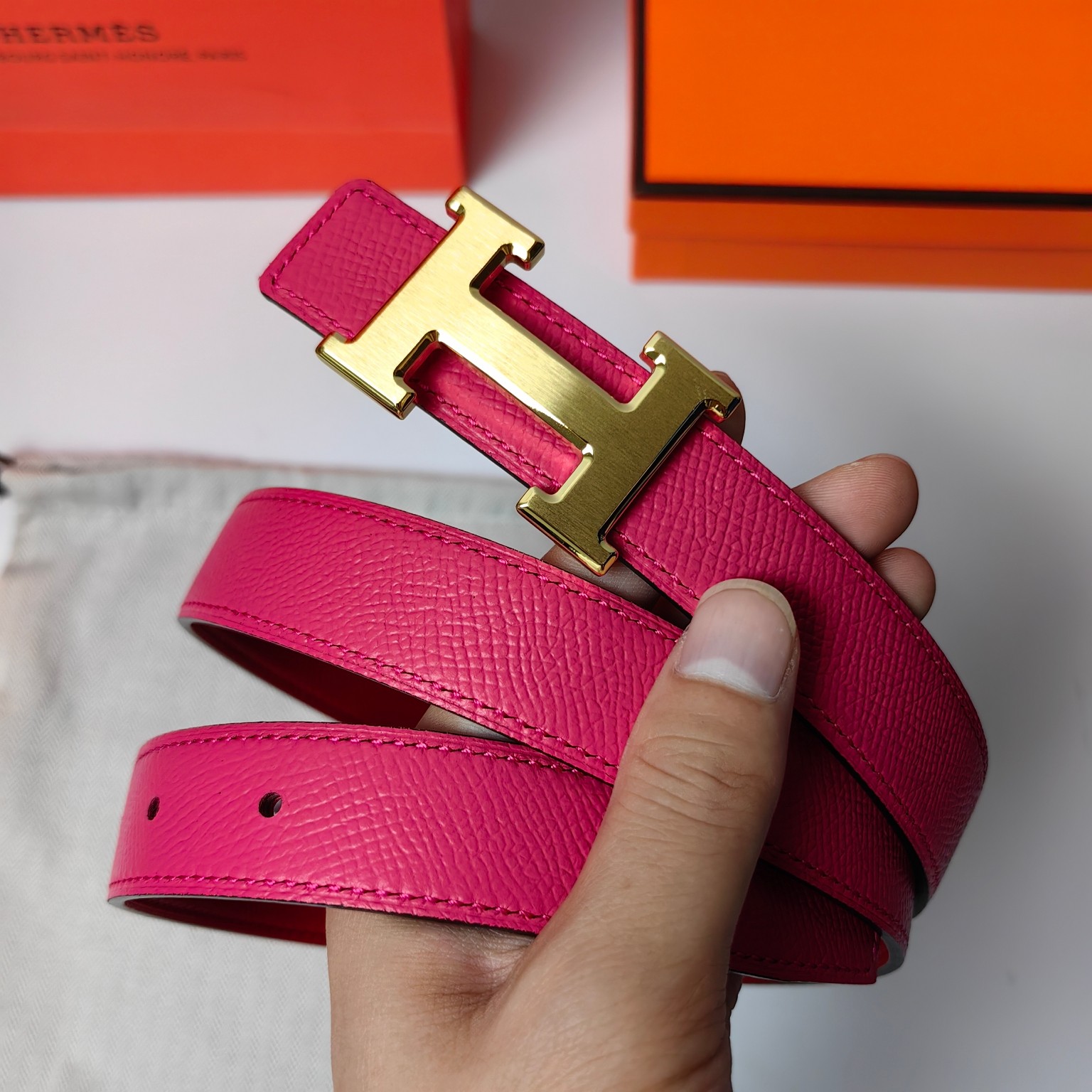 Hermes Leather Belts 1:1 Mirror Version