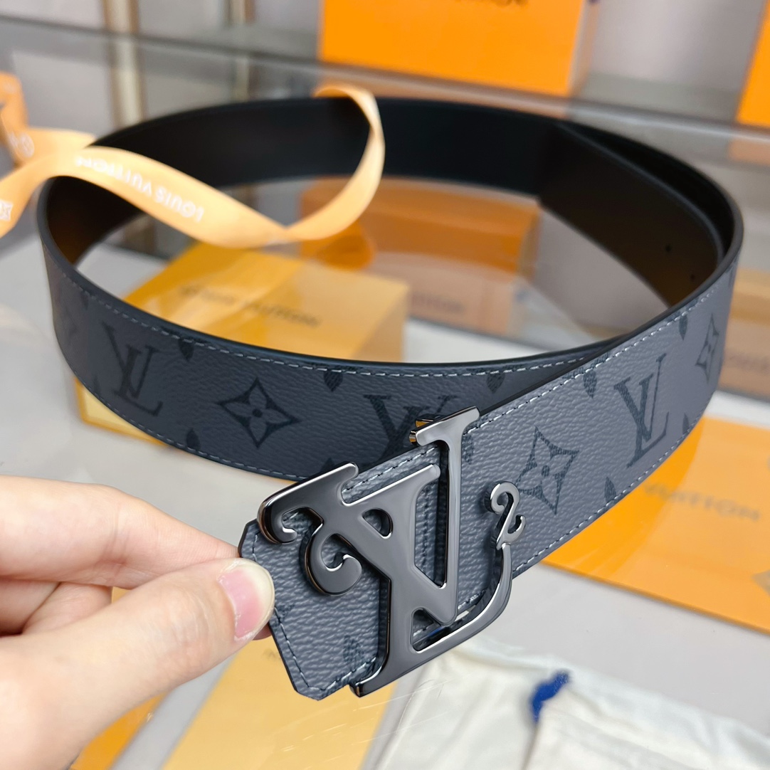 Louis Vuitton LV Leather Belts 1:1 Mirror Version