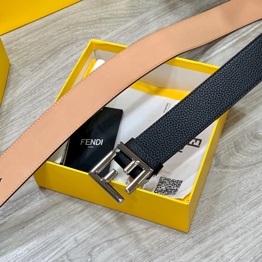 Fendi Leather Belts 1:1 Mirror Version