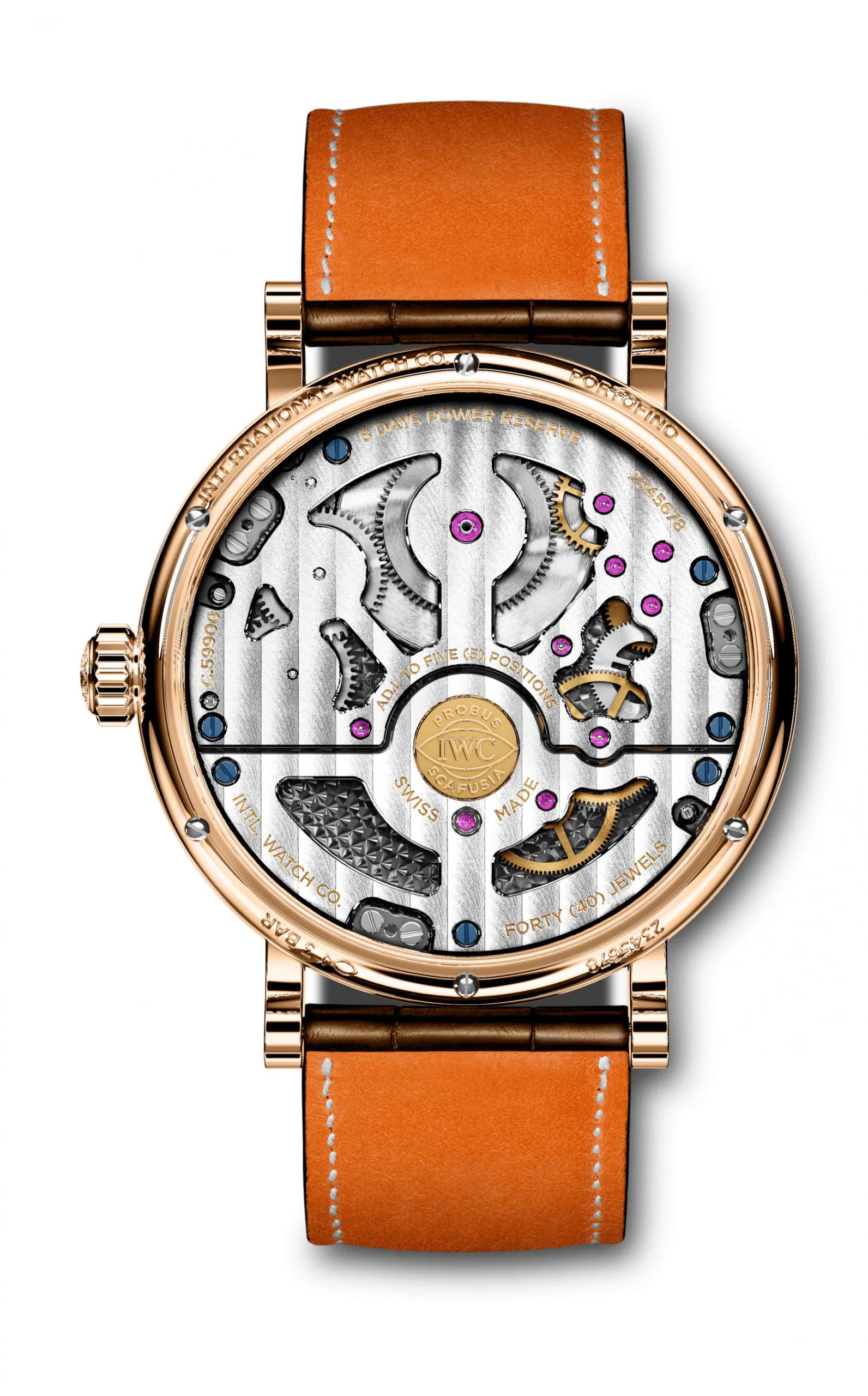Schaffhausen Portofino hand wound tourbillon retrograde iw516501