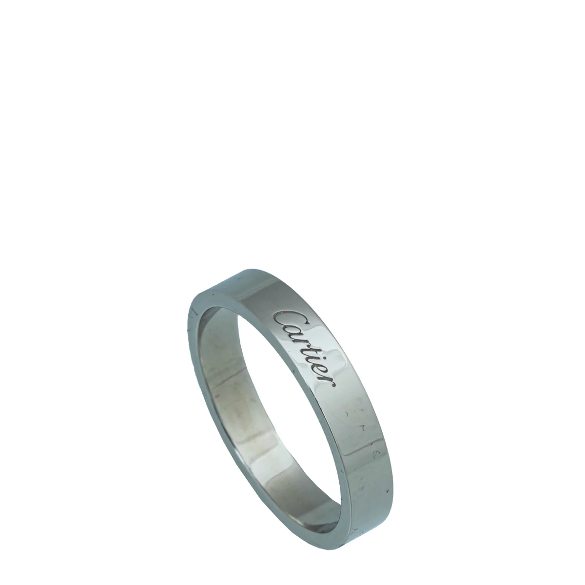 Cartier Platinum C De Cartier Wedding Band Ring 61