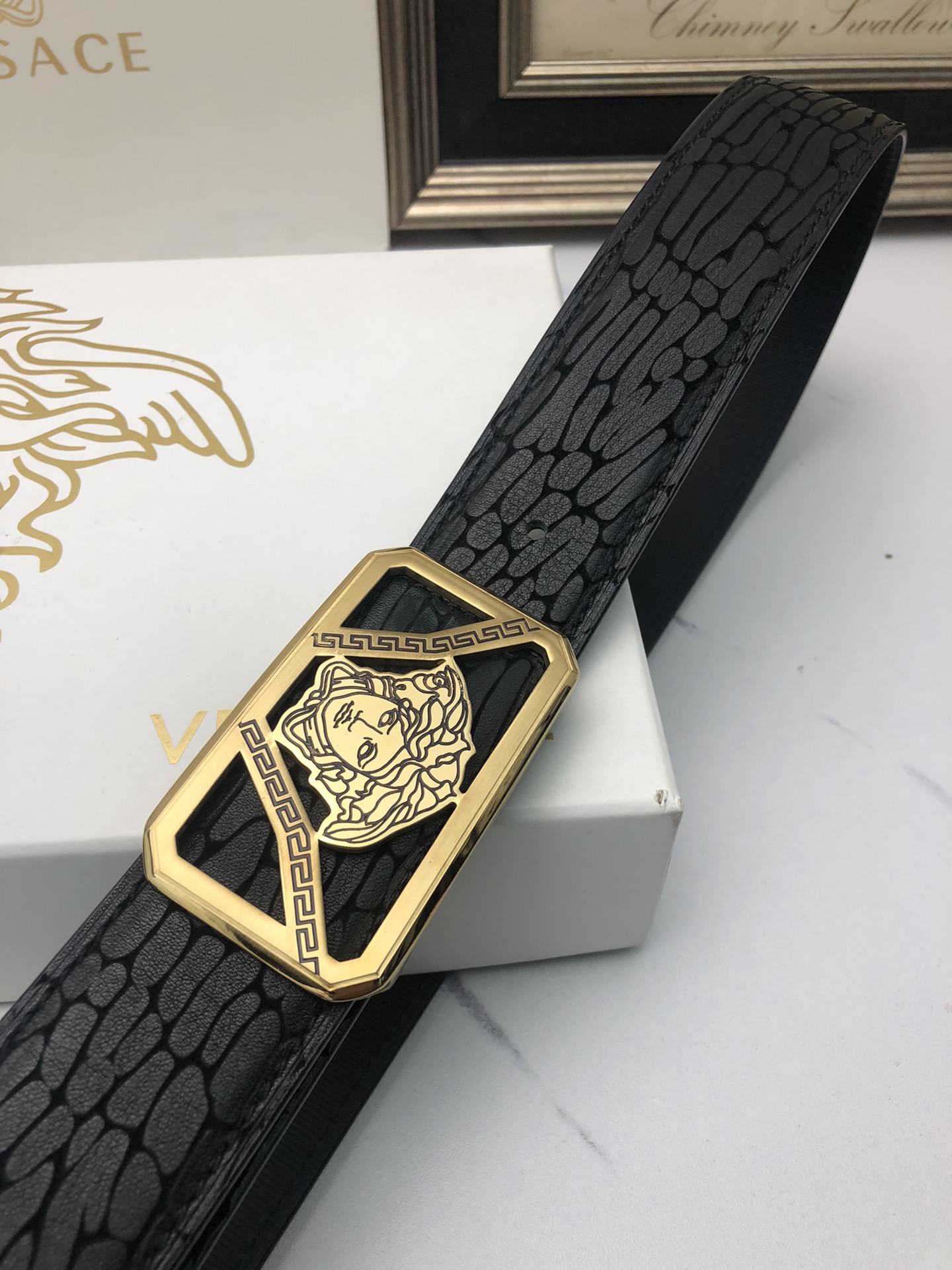 Versace Leather Belts 1:1 Mirror Version