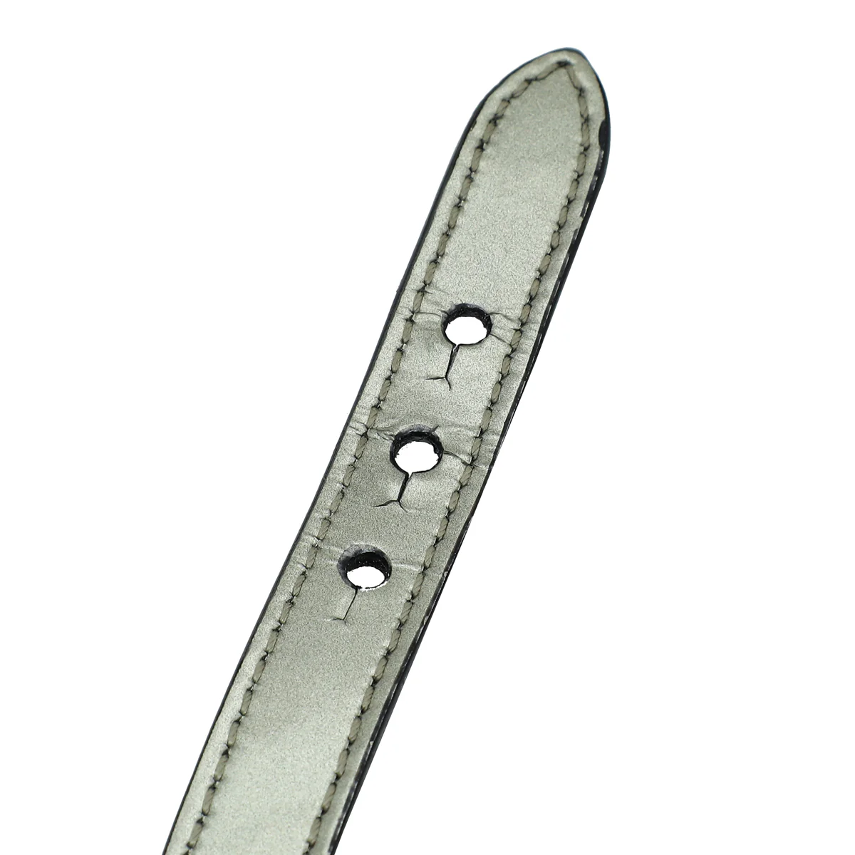 Bvlgari Metallic Silver Serpenti Forever Double Coil Bracelet