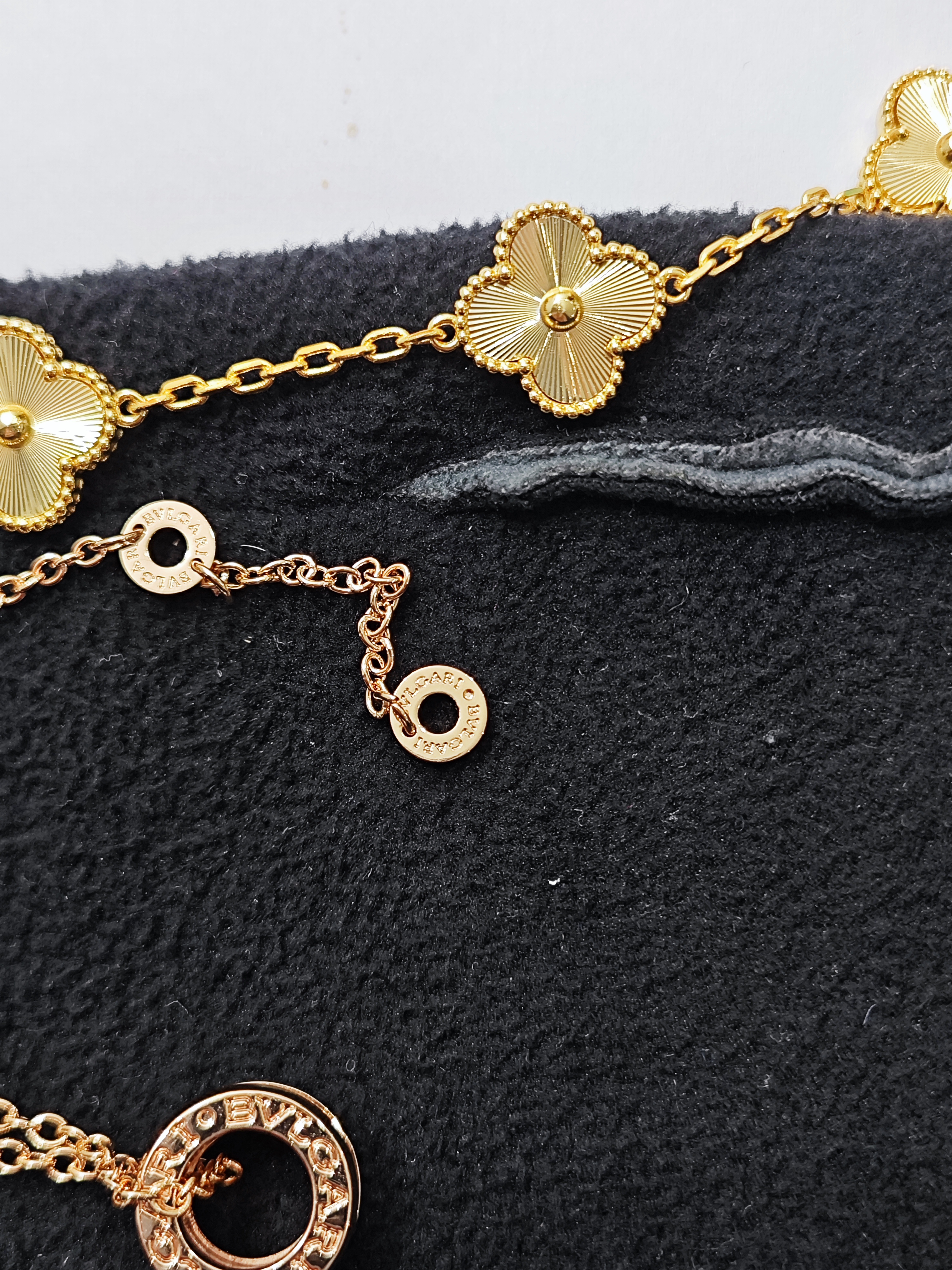 Bvlgari B.ZERO1 NECKLACE, Rose Gold & Gold