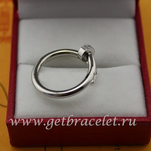 Replica Cartier Juste Un Clou Ring White Gold Diamonds B4092700