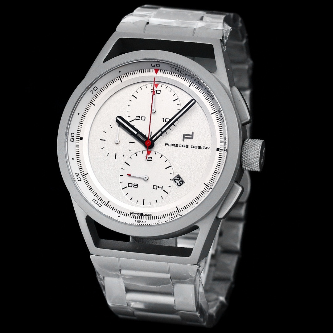 Porsche Chronotimer Collection white