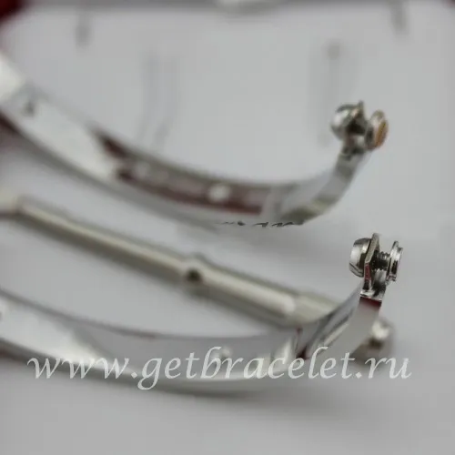 Replica Cartier White Gold Men and Women Love Bracelet 4 Diamonds B6035816 (New Version - Prevent Screws Fall Out)