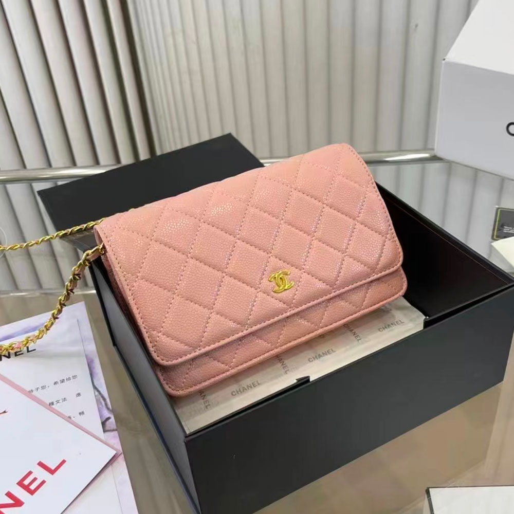 Chanel  WOC Quilted Caviar Shoulder Bag (Replica)