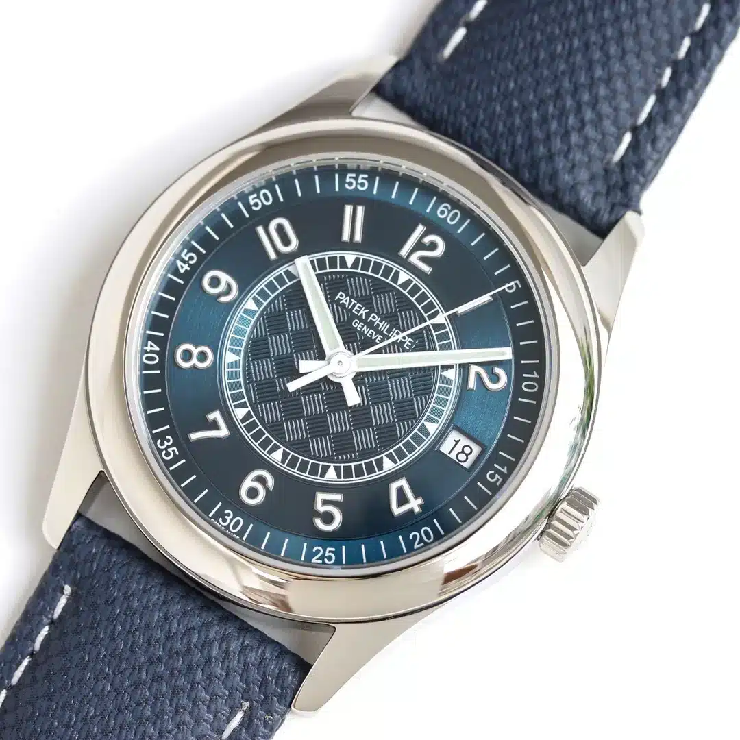 Calatrava 6007G-011 DATE, SWEEP SECONDS. 40 mm,White gold