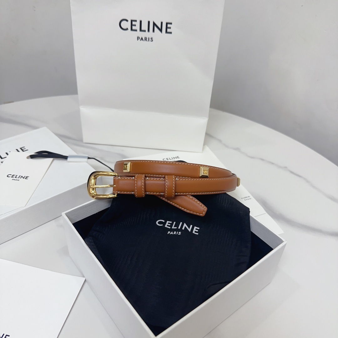 Celine Leather Belts 1:1 Mirror Version