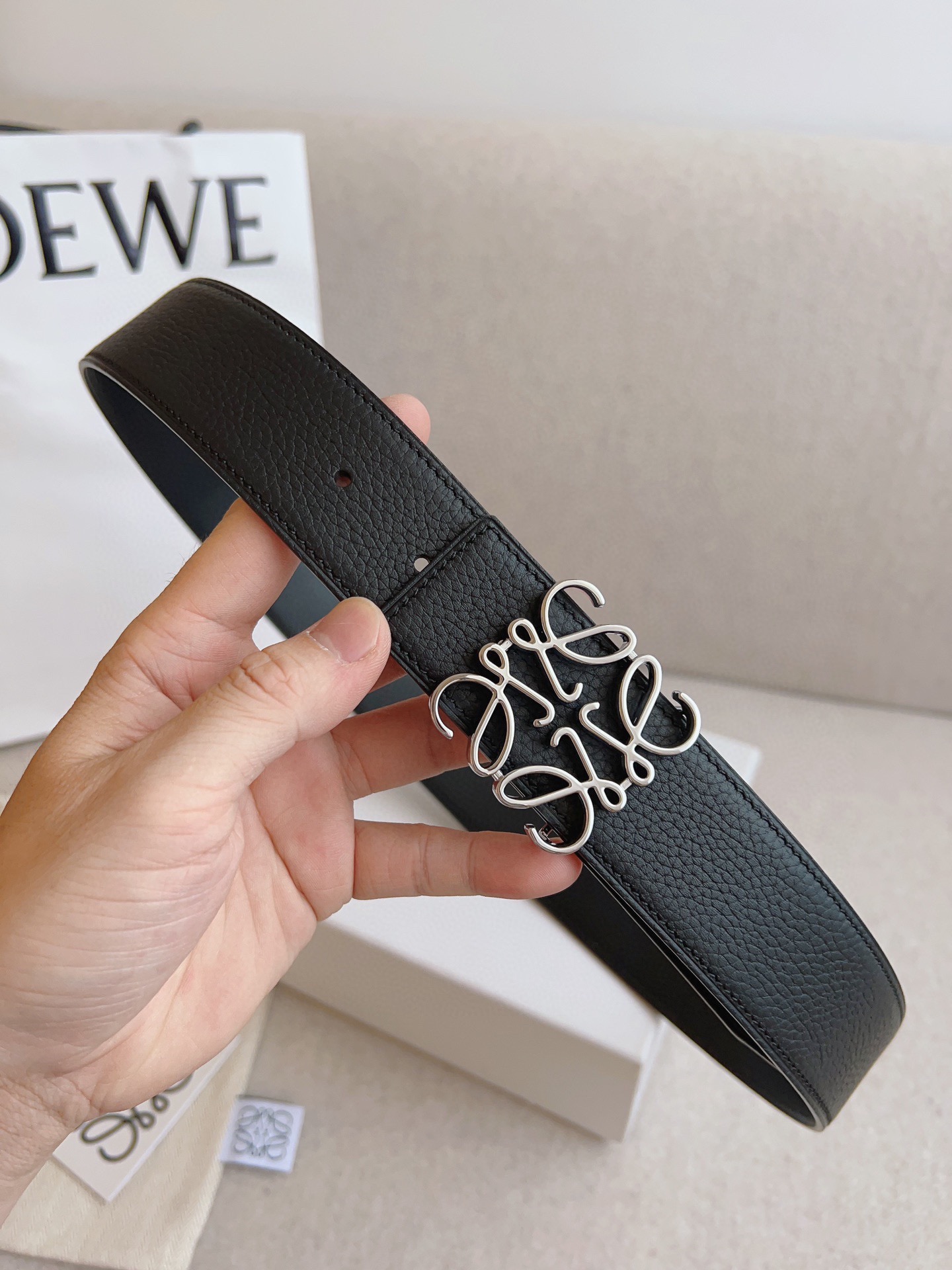 Loewe Leather Belts 1:1 Mirror Version