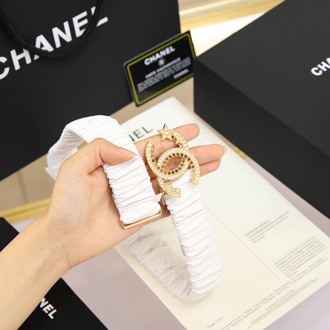 Chanel Leather Belts 1:1 Mirror Version