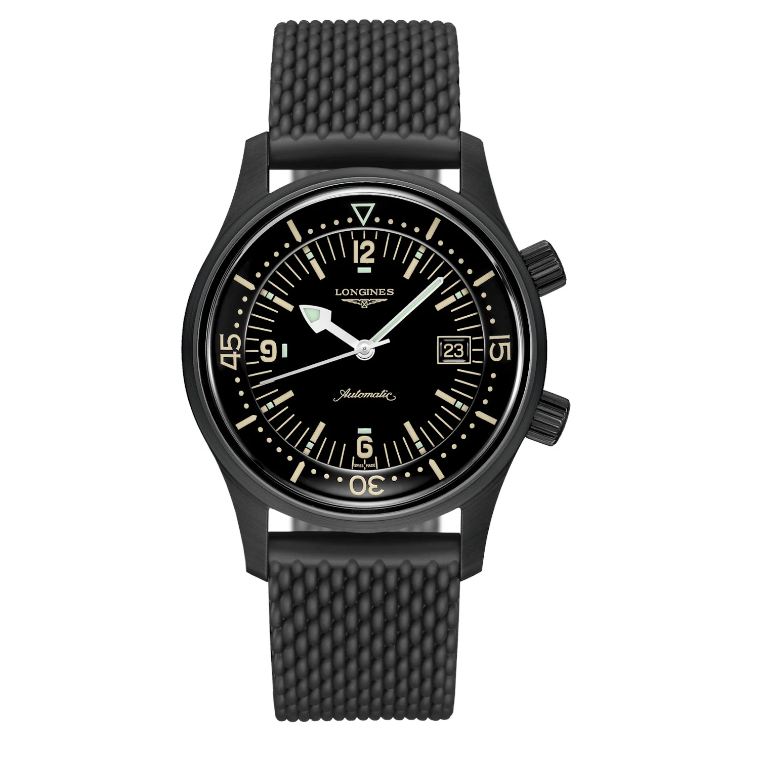Legend Diver 42MM Automatic Black PVD Coated Case Watch L37742509